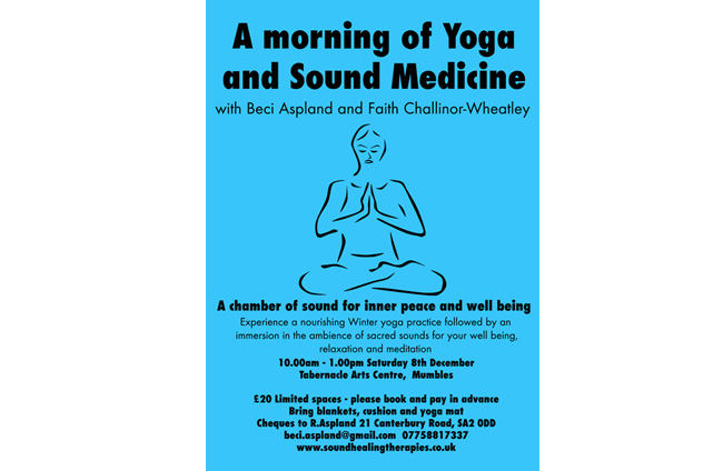 A MORNING OF YOGA AND SOUND MEDICINE
